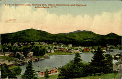 View Of Saranac Lake Adirondacks, NY Postcard Postcard