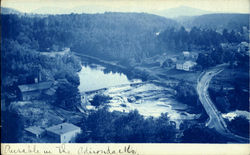 Ausable In The Adirondacks New York Postcard Postcard