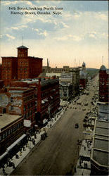 16Th Street Looking North From Harney Street Postcard