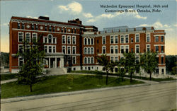 Methodist Episcopal Hospital, 36th and Cummings Street Postcard