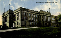 Omaha High School Postcard