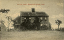 The Old Turner Homestead Scituate, MA Postcard Postcard