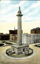 Washington's Monument Baltimore, MD Postcard Postcard