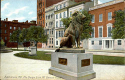 The Barye Lion Postcard