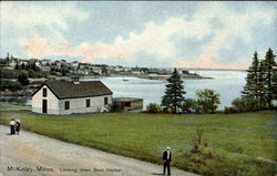 Looking Down Bass Harbor Postcard