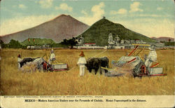 Mount Popocatepetl In The Distance Mexico Postcard Postcard