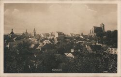 Turnov, Czechoslovakia, Cityscape View Postcard