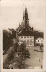 Church of St. Nicholas in Louny, Czechoslovakia F. Ondrášek Postcard Postcard Postcard