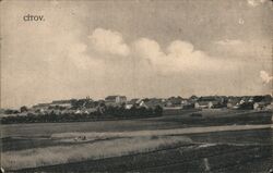 Cítov, Czechoslovakia - Village View Postcard