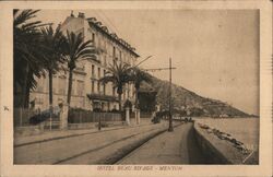 Hotel Beau Rivage, Menton, France Postcard