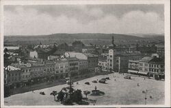 Kroměříž, Czech Republic - Town Square View Postcard