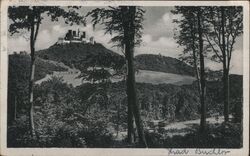 Buchlov Castle, Buchlovice, Czechoslovakia Postcard