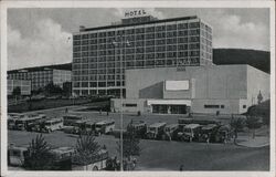 Hotel Spolecensky Dum and Kino Zlin, Czechoslovakia Postcard Postcard Postcard