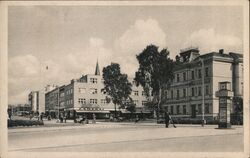 Bata-Straße and Třída Tomáše Bati, Zlín, Czechia Postcard