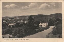 View Towards the Forst, Jena, Thuringia, Germany Postcard Postcard Postcard