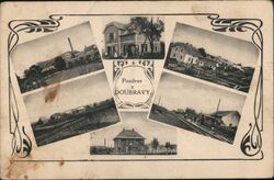 Six Views of Doubrava, Bohemia, Czech Republic Postcard