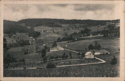 Stachau-Zadow, Bohemia, Landscape View Postcard