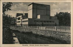 Chrudim - Městské divadlo Karla Pippicha Theatre Czechoslovakia Postcard Postcard Postcard