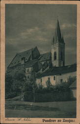 Church of St. Nicholas in Znojmo, Czechoslovakia Postcard Postcard Postcard