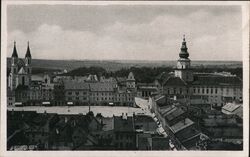 Kromeriz, Czech Republic - Panoramic View Postcard