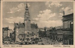 Opava, Czechia - Horní náměstí (Upper Square) Czechoslovakia Postcard Postcard Postcard