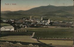 Furth im Wald, Bavaria, Germany - Town View Postcard Postcard Postcard