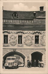 Spišská Nová Ves, Slovakia - Town Gate and Truck Eastern Europe Postcard Postcard Postcard