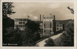 Továrna Strojní  Borovina, Czech Republic Postcard