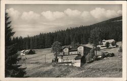 Hotel Slavie, Vzlet, Spindleruv Mlyn, Krkonose Mountains Czechoslovakia Postcard Postcard Postcard