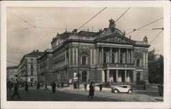 Brno Divadlo Theater, Czechoslovakia, Vintage Postcard Postcard Postcard Postcard