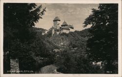 Karlštejn Castle, Czechoslovakia Karlstein, Czechoslovakia Postcard Postcard Postcard