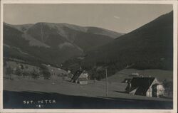 Skt. Peter Village View, Black Forest, Germany Postcard