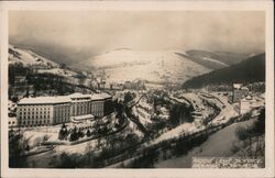 Winter View of Jáchymov, Czech Republic Postcard