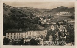 Jachymov Radium Palace Hotel St. Joachimsthal Jáchymov, Czechoslovakia Postcard Postcard Postcard