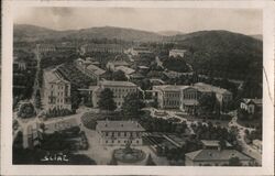 Vintage Aerial View of Sliač Spa Resort, Slovakia Postcard