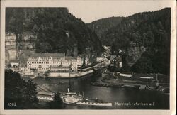 Hotel Sass, Herrnskretschen, Bohemian Switzerland Postcard