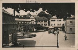 Kurplatz, Bad Liebwerda, Germany Postcard Postcard Postcard