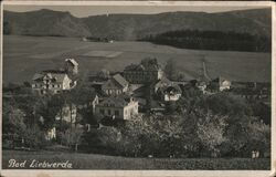 Bad Liebwerda, Germany - View of Town Postcard Postcard Postcard