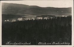 Konstantinbad, View from Radischberg, Germany Postcard Postcard Postcard