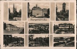 Burgstädt, Saxony, Germany - Multi-View Postcard Postcard Postcard Postcard