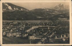 Panorama of Innsbruck, Austria with Mountains Postcard Postcard Postcard