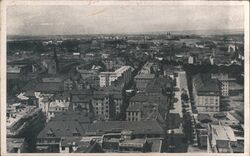 Ostrava, Czechoslovakia, City View Postcard Postcard Postcard