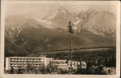 Hotel Morava, Tatranska Lomnica, Slovakia Eastern Europe Postcard Postcard Postcard