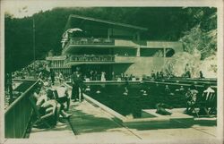 Trencianske Teplice, Thermal Bath on the Green Frog Postcard