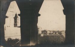 View Through Archway, Josefov, Czechoslovakia Postcard