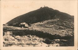 Sněžka with Observatory, Krkonoše Mountains Postcard