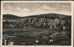 Zlín Baťovy závody - Sportovní hřiště, Czechoslovakia Postcard Postcard