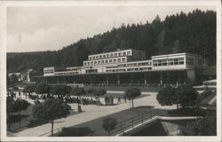 Luhačovice Spa - Gesellschaftshaus Czechoslovakia Postcard Postcard Postcard