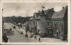 Hotel Merkur, Litoměřice, Czechoslovakia Postcard Postcard Postcard