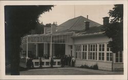 Lázně Velichovky Restaurace Restaurant Spa Czech Republic Czechoslovakia Postcard Postcard Postcard